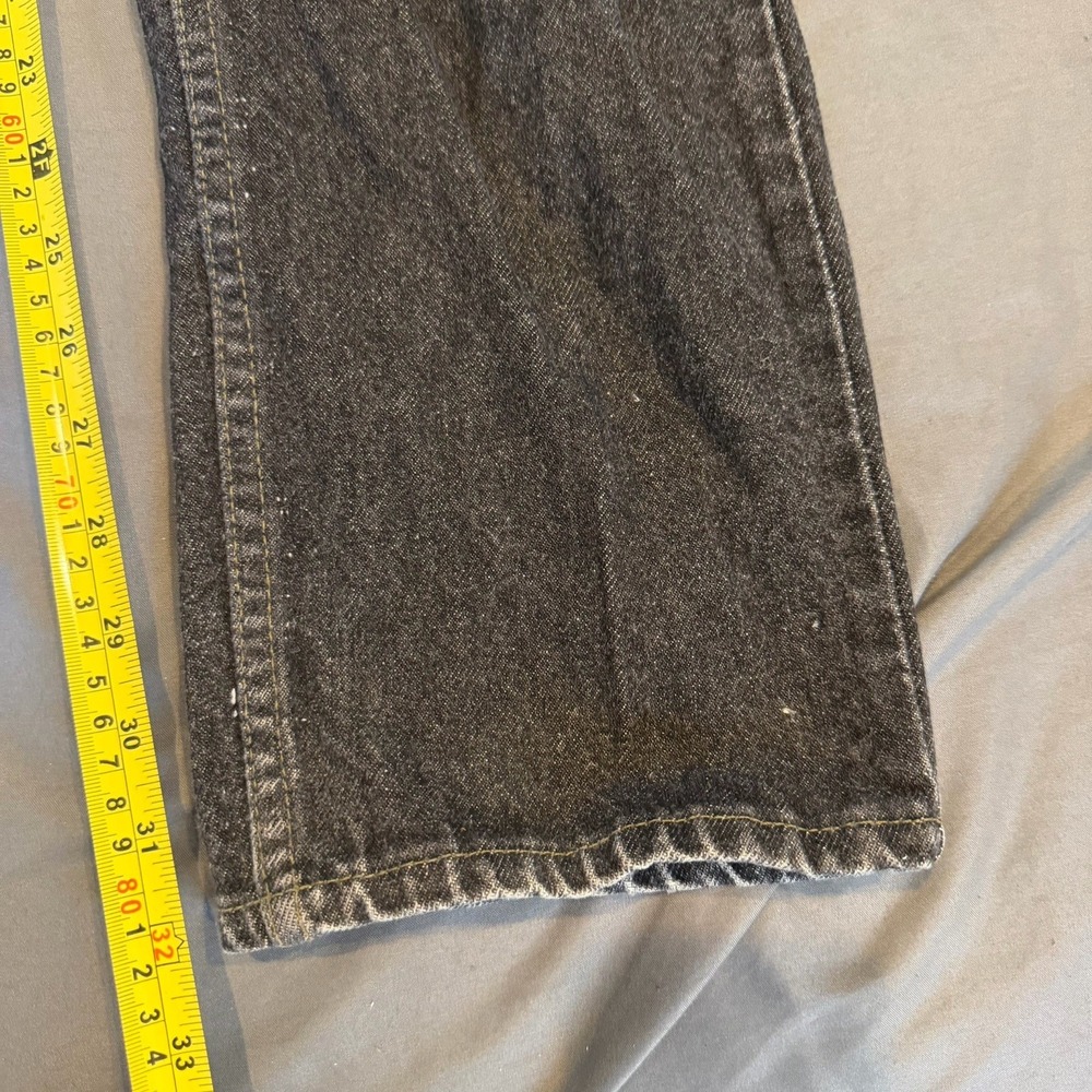 Vintage Levi's 505 Orange Tab Jeans Faded Mens 31x32 Black Denim USA Grunge 90s - Picture 6 of 7
